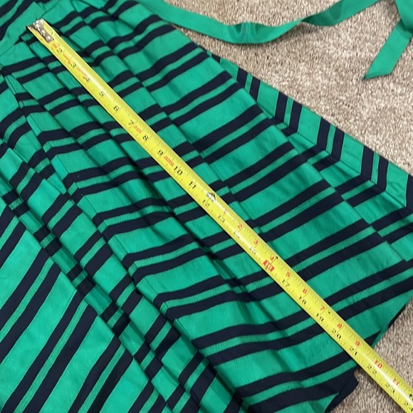 Green and Navy Striped Dress - Picture 13 of 14